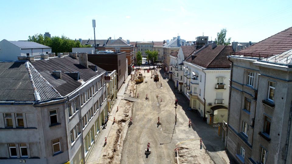 Šiaulių miesto prisikėlimo aikštės rekonstravimo darbai